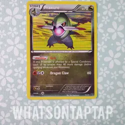 Pokemon Card Fraxure 14/20 Holo Rare Black White Dragon Vault Singles LP Vintage - Image 1