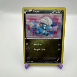 Pokemon Card Bagon 6/20 Holo Rare Black White Dragon Vault Singles LP Vintage - Image 1