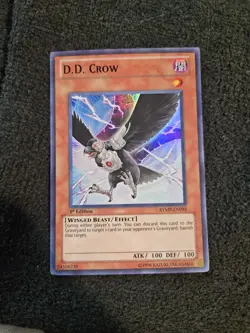 RYMP-EN095 D.D. Crow Super Rare 1st Edition Yugioh Card - Image 1