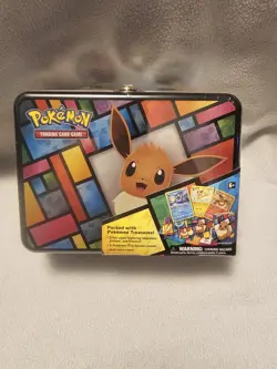 Pokemon 2021 Eevee Collector Chest 3 Promo Cards - 5 Booster Packs 820650809514 - Image 1