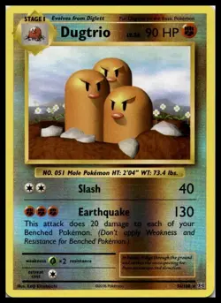 Dugtrio XY - Evolutions 56/108 Pokemon TCG Card Reverse Holo NM - Image 1