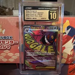 CGC PRISTINE 10 MEGA Gengar ex MA 230/193 MEGA Dream ex M2a Pokemon Card Japan - Image 1