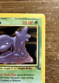 1st Edition Muk Holo Card - NM - Fossil 13/62 - WOTC 1999 Pokemon - Image 4