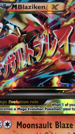 M Blaziken EX XY86 Jumbo Cards Holo GREAT CONDITION - Image 2