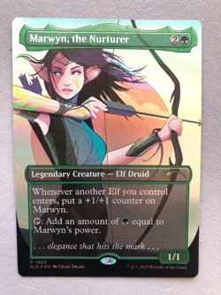 Mtg Carte Magic Secret Lair Marwyn the Nurturer FOIL English NM - Image 1