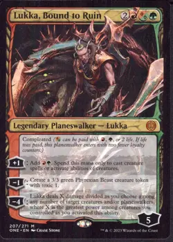 Lukka, Bound to Ruin Phyrexia: All Will Be One - Magic MTG Pack Fresh - Image 1