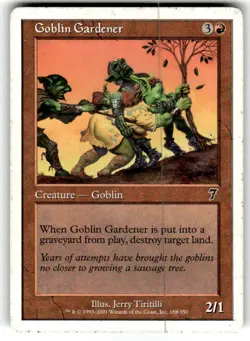Goblin Gardener - MTG - 7th Edition LP - Image 1