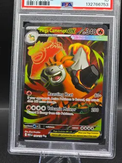 2025 POKEMON MEG EN-MEGA EVOLUTION ULTRA RARE #156 MEGA CAMERUPT EX PSA 10 - Image 2