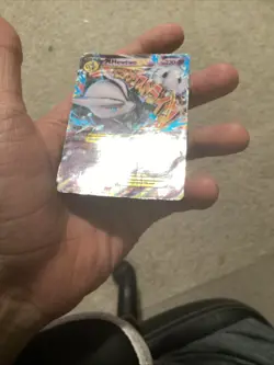Pokemon TCG M Mewtwo EX 63/162 Ultra Rare XY: BREAKthrough Damaged - Image 4