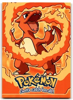 Charmeleon 1999 Topps Pokemon Movie Animation 1st Printing Blue Logo #E5 - NM - Image 1