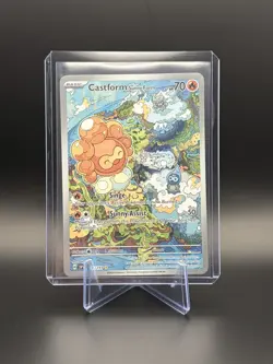 Castform Sunny Form 195/191 Scarlet & Violet Surging Sparks Pokemon NM Fresh - Image 1
