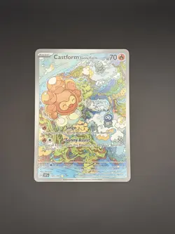 Castform Sunny Form 195/191 Scarlet & Violet Surging Sparks Pokemon NM Fresh - Image 2
