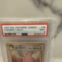 1997 Pokemon Jungle Japanese Clefable Holo Rare #36 CGC 3.5 - Image 2