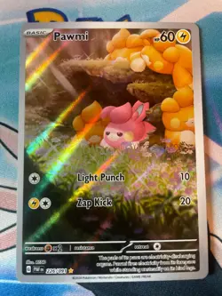 Pawmi Illustration Rare 226/091 Paldean Fates Pokemon Card - Image 1