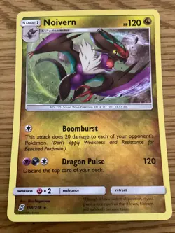 Noivern Pokemon Card 159/236 Reverse Holo- Used - Unified Minds - Image 1