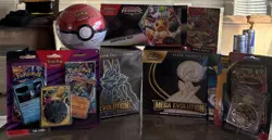 Pokemon LOT 2 Mega ETB’s, prismatic SB +poke ball,booster bundle&blisters - Image 1