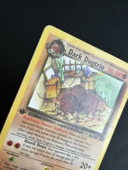 Pokemon TCG Dark Dugtrio 23/82 Team Rocket 1st Edition Rare 50 HP Regular - Image 4