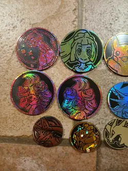 Pokemon TCG Coins Lot ×10 Charizard Pikachu Mew Raikou Suicune - Image 2