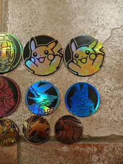 Pokemon TCG Coins Lot ×10 Charizard Pikachu Mew Raikou Suicune - Image 3