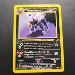 2001 Houndoom 23/75 - Neo Discovery Non-Holo Regular Rare - Pokemon TCG - LP - Image 1