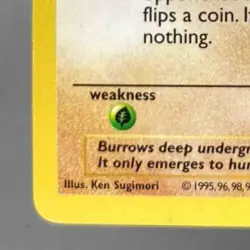 Sandshrew 1999 Pokemon Base Set Shadowless #62/102 - Image 4