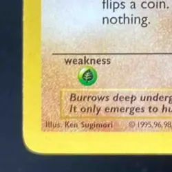 Sandshrew 1999 Pokemon Set 1st Edition #62/102 - Image 4