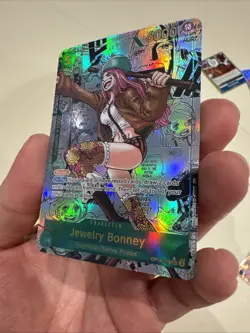One Piece CCG Jewelry Bonney OP12-118 Manga Alternative Art English Custom Card - Image 3
