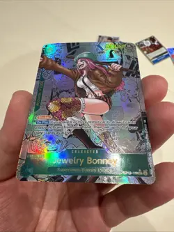 One Piece CCG Jewelry Bonney OP12-118 Manga Alternative Art English Custom Card - Image 4