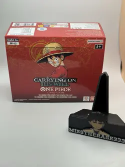 One Piece Carrying On His Will Booster Box OP-13 English *EMPTY* - Image 3