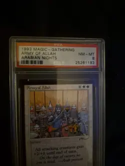 Army Of Allah | MTG Arabian Nights 1993 | PSA Graded NM-MT 8 | Magic Gathering - Image 2