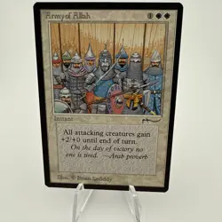 MTG Army of Allah (Dark) Arabian Nights Regular Common - Rare Near Mint - Image 1