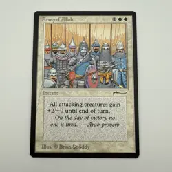 MTG Army of Allah (Dark) Arabian Nights Regular Common - Rare Near Mint - Image 2