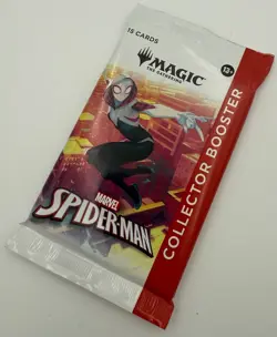 Magic The Gathering Marvel Spiderman Collector Booster Pack Sealed In Hand MTG - Image 1
