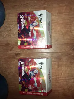 MTG Magic The Gathering Spider-Man Collector Booster Box Sealed. Twinpack - Image 1