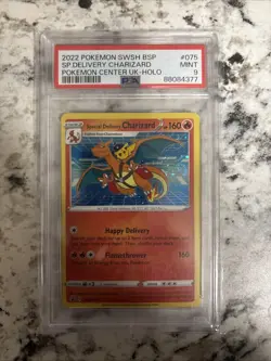 2022 Special Delivery Charizard SWSH075 English Pokemon Center Promo PSA 9 MINT - Image 1