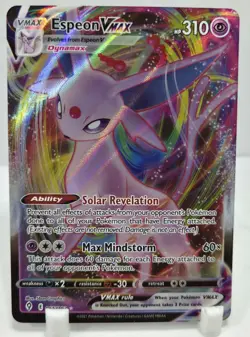 Espeon VMAX 065/203 SWSH07: Evolving Skies Pokemon NM/M Unplayed Pack Fresh - Image 1