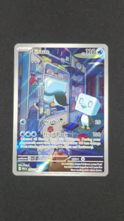 Eiscue 205/193 - Pokemon TCG Paldea Evolved Illustration Rare Card NM - Image 1