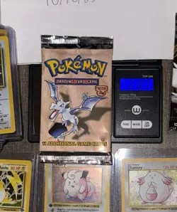 HEAVY Pokemon Fossil 1st Edition Booster Pack WOTC - 21.21g* GengarU! - Image 1