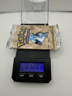 21.2g Pokemon Fossil Booster HEAVY Pack 1st Edition Lapras WOTC SEALED* - Image 3