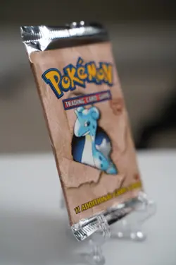 21.26g Pokemon 1st Edition Fossil Booster Pack Factory Sealed Lapras WOTC - Image 5