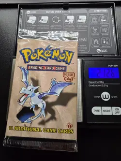HEAVY Pokemon Fossil 1st Edition Booster Pack WOTC - 21.26g* GengarU! - Image 3