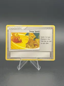 Swap Spots 2007 5/8 Pokemon Trading Figure Game Trainer Card Charizard - Image 1