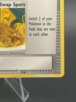 Swap Spots 2007 5/8 Pokemon Trading Figure Game Trainer Card Charizard - Image 4