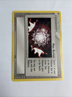 Max Revive 3/8 LP Pokemon Trading Figure Game Card TFG TCG - Image 1
