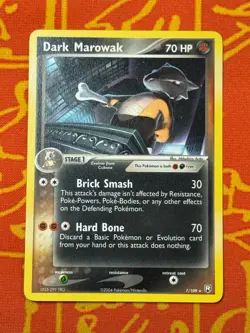 POKEMON TCG DARK MAROWAK 7/109 NON-HOLO RARE NEAR MINT EX TEAM ROCKET RETURNS - Image 1