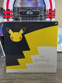 25th Anniversary Celebrations Pokemon Center Elite Trainer Box (PC ETB) Sealed - Image 1