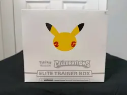 POKEMON FACTORY SEALED 25TH ANNIVERSARY CELEBRATIONS ELITE TRAINER BOX ETB - Image 1