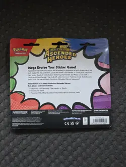 Pokemon TCG Mega Evolution Ascended Heroes Tech Sticker Collection - - Image 2