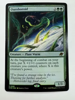 MTG MAGIC THE GATHERING OUROBOROID 0201 PROMO PACK FOIL EOE - Image 1