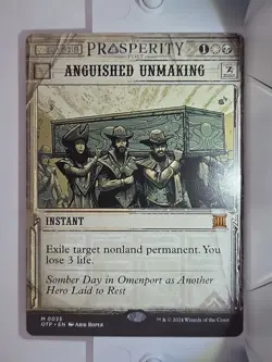 Anguished Unmaking - M35 - MTG - Outlaws of Thunder Junction (OTP) - Image 1